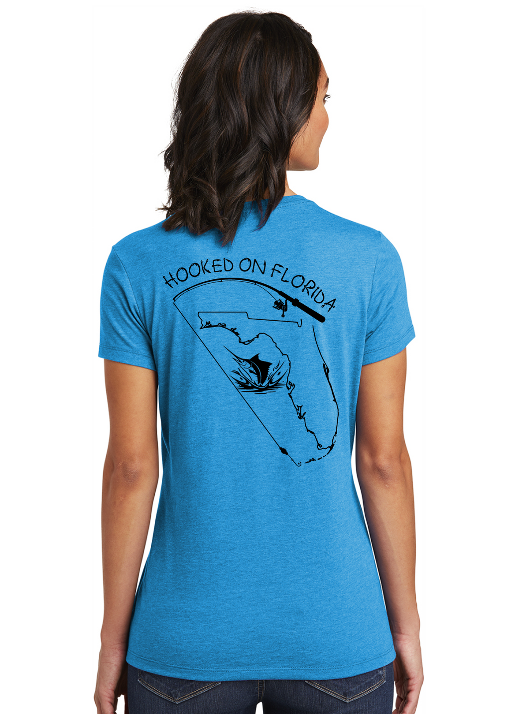 Short sleeve Women's t-shirt (bright heather turquoise)