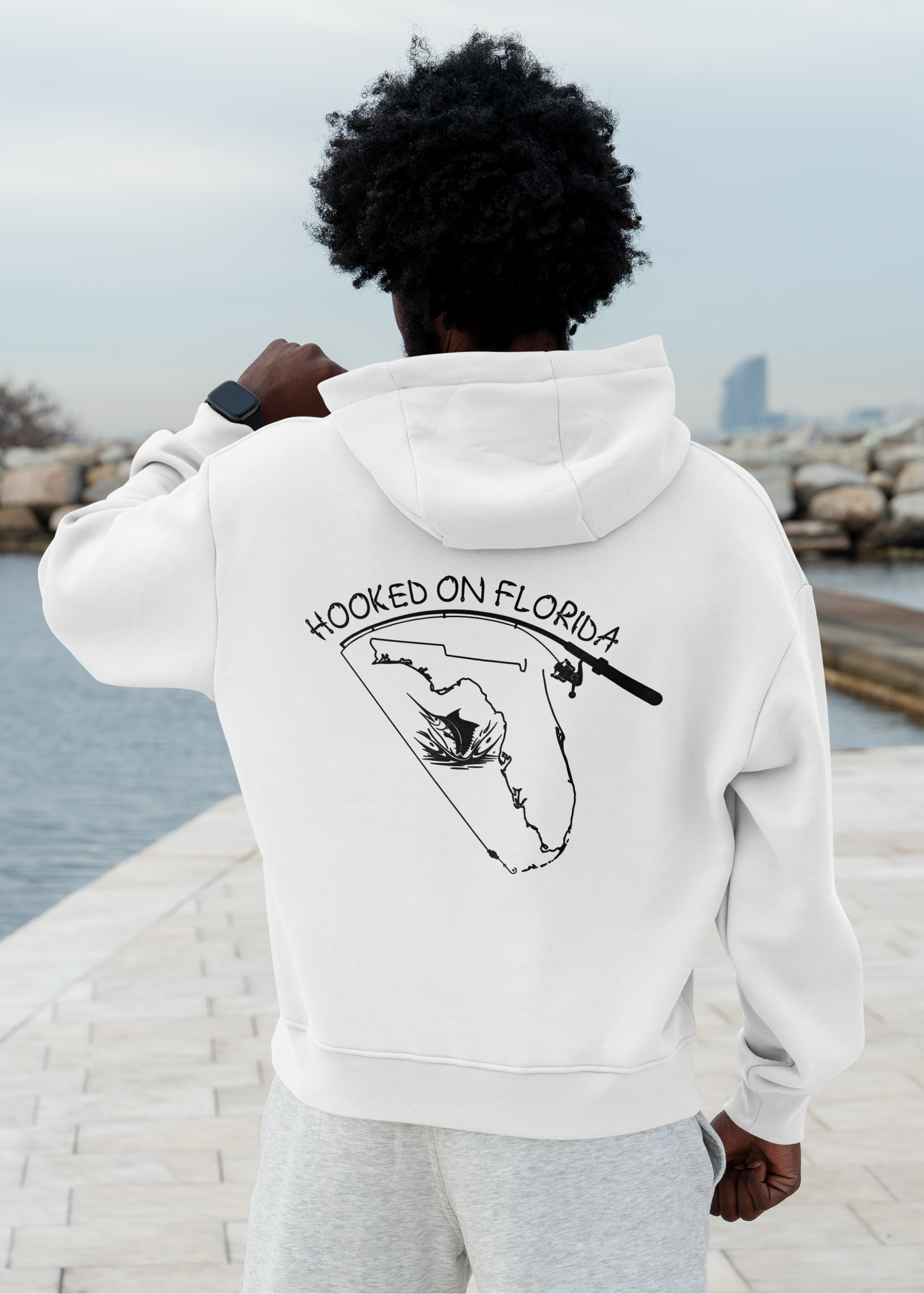 Zip-Up Hoodie (white)