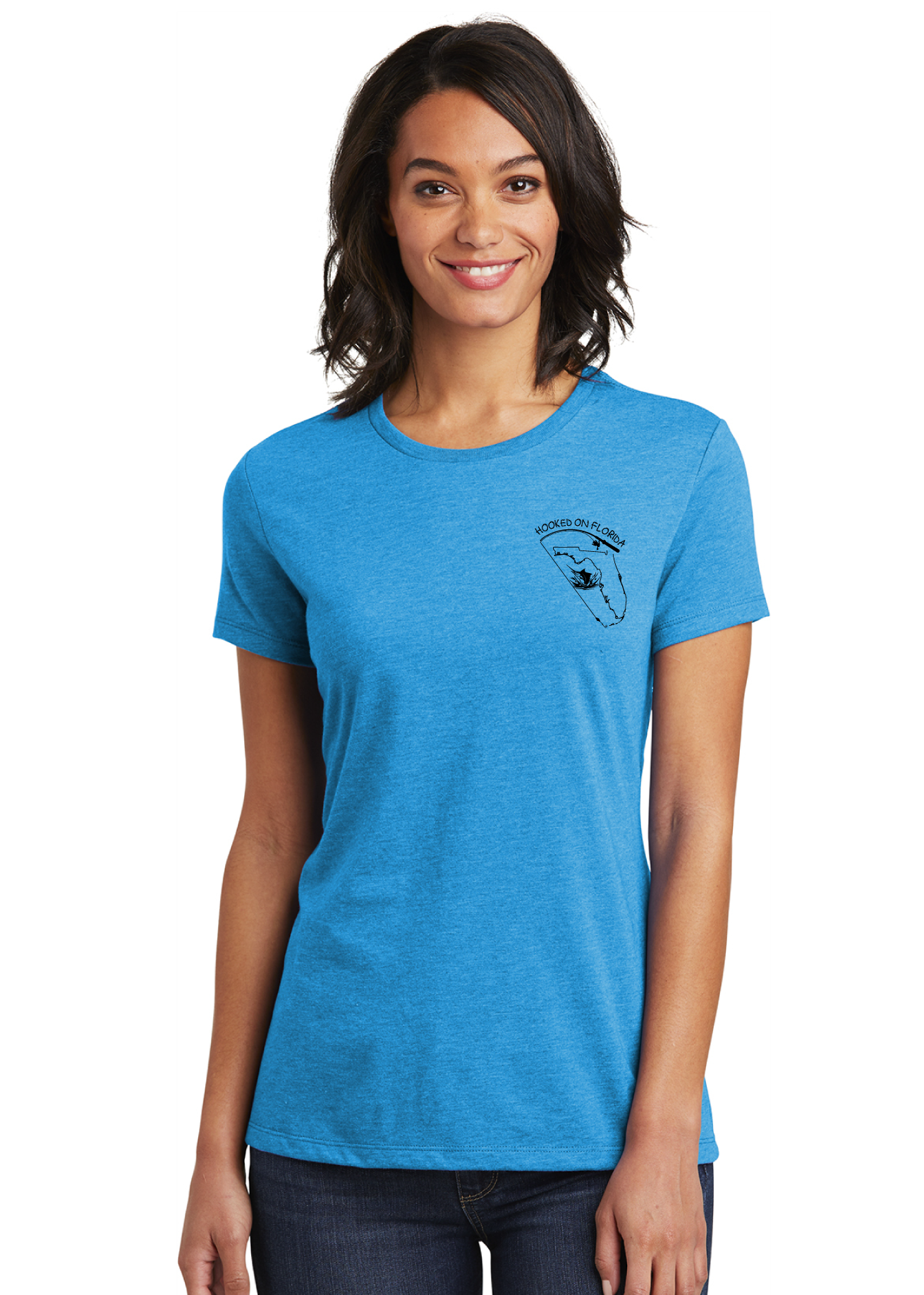 Short sleeve Women's t-shirt (bright heather turquoise)
